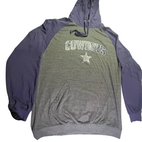 Dallas Cowboys NFL Men's 3XLT Tall Cotton Hoodie - Picture 1 of 10